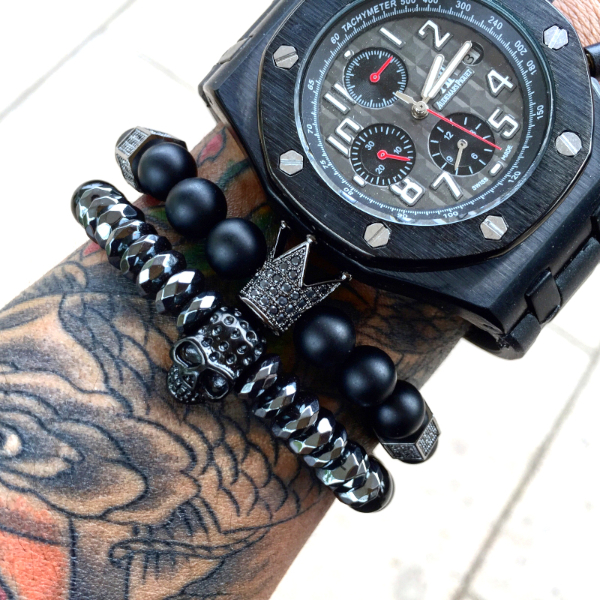 Men’s accessories combination: Watch + Bracelet